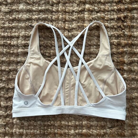 Lululemon Free to Be Serena Bra – White – Size 10 - Picture 4 of 6